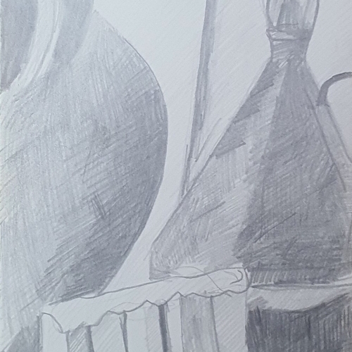 Pencil still life 2