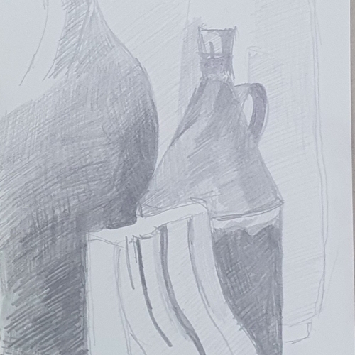 Pencil still life 3